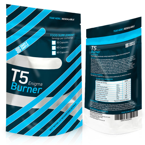 Simply Simple T5 Enigma Fat Burners with Added Chromium & Iodine | Vegan Friendly Diet Pills for Weight Loss with APPROVED EFSA HEALTH CLAIMS